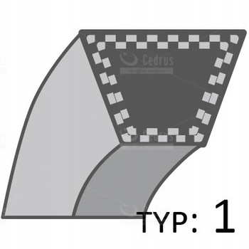 Pasek napędu jazdy MTD 754-04258, 954-04258