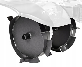 Koła żelazne z ośkami Cedrus do glebogryzarki GL1000N-3/GL09 - GL33