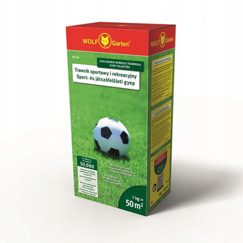 Trawa mix traw "Sport i rekreacja" Wolf Garten 50 m² 1 kg