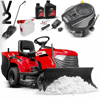 TRAKTOREK BARAS ST 98H-V2 BY STIGA 398 W ŁADOWARKA MULCZOWANIE OLEJ PŁUG