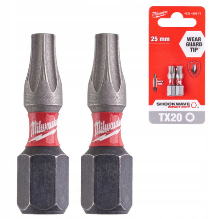 Milwaukee Bit Shockwave TX20x25mm 4932430874