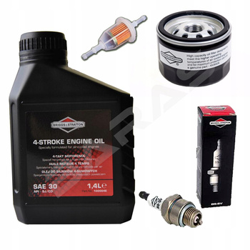 ZESTAW BRIGGS OLEJ FILTR ŚWIECA ORYGINAŁ - Baras